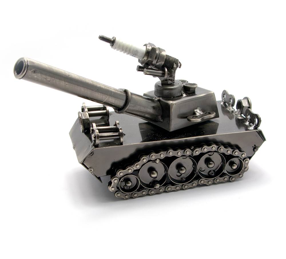 Сборная модель танка «Тигр» из металла