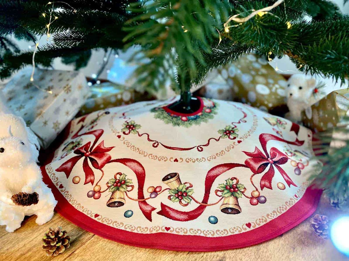 Юбка под елку «Новогодняя тройка» — Схемы для вышивки крестом от RinkaZee