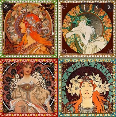 Времена года - Альфонса муха Carmani