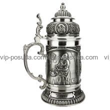 Бокал для пива 1 литр оловянный Рембрандт Artina SKS